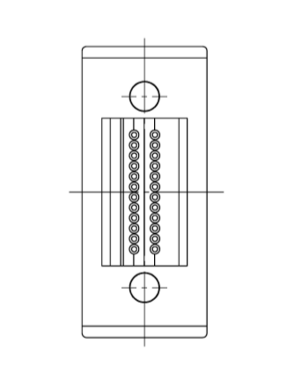 24孔MT插芯示意图